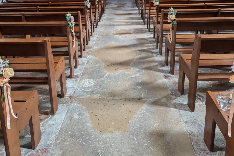 Bouquet Banc d'eglise