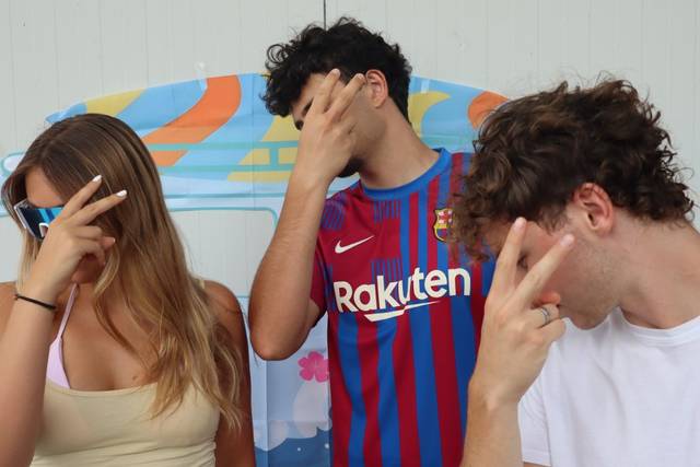 La pose