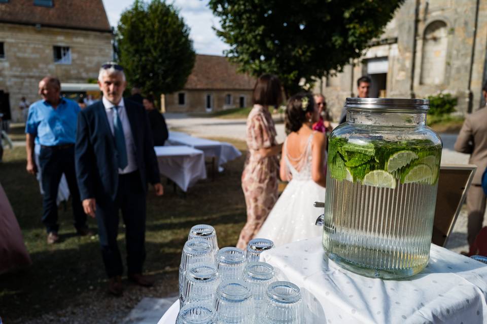 Eau détox à disposition !