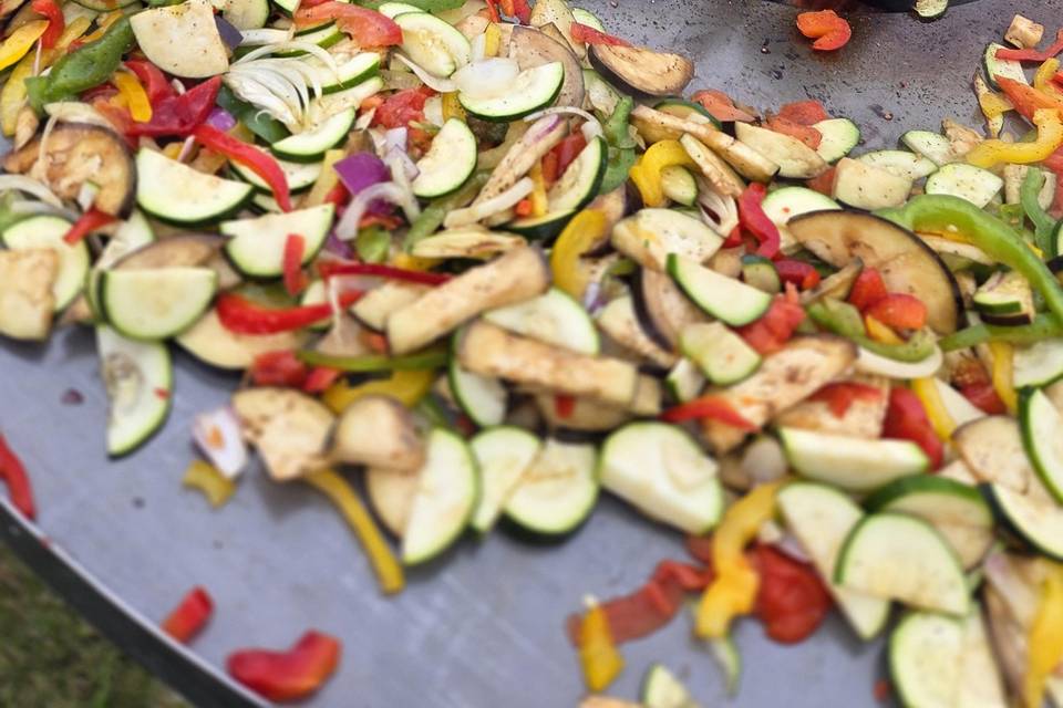 Légumes au brasero