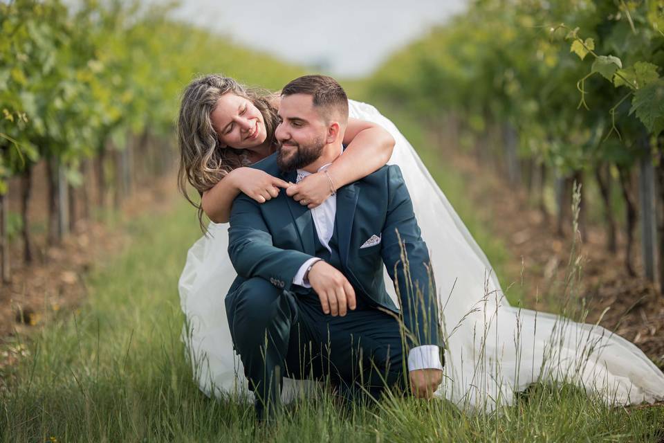 Photos dans les vignes