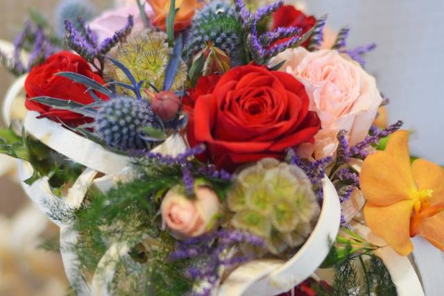 Bouquet de mariée chute