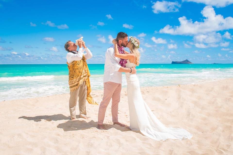 Mariage à Hawai