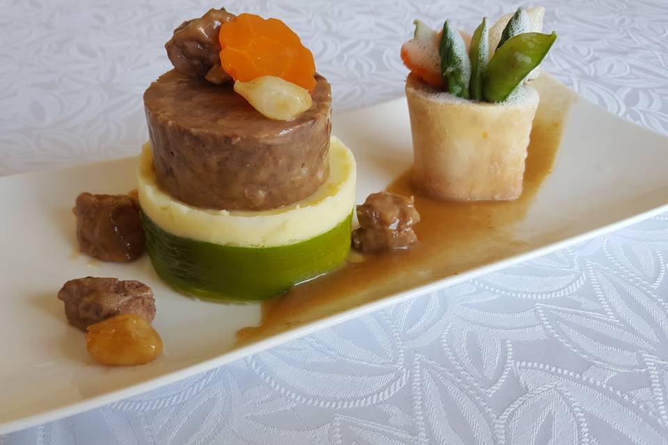 Préssé de Veau et jus court