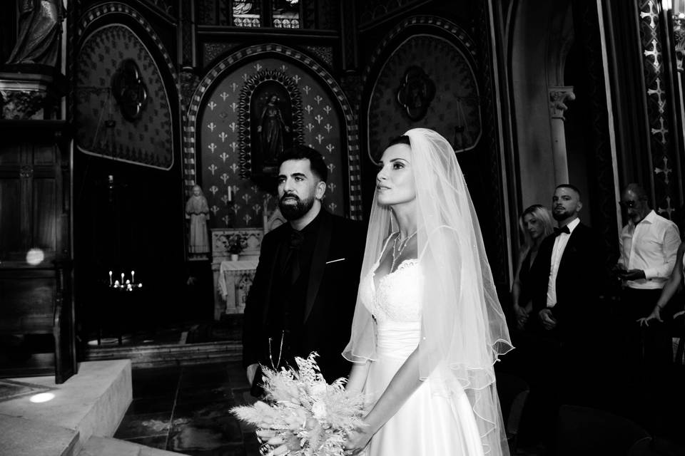 Cérémonie de mariage église
