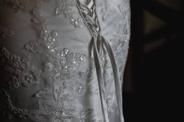 La robe sur la mariee