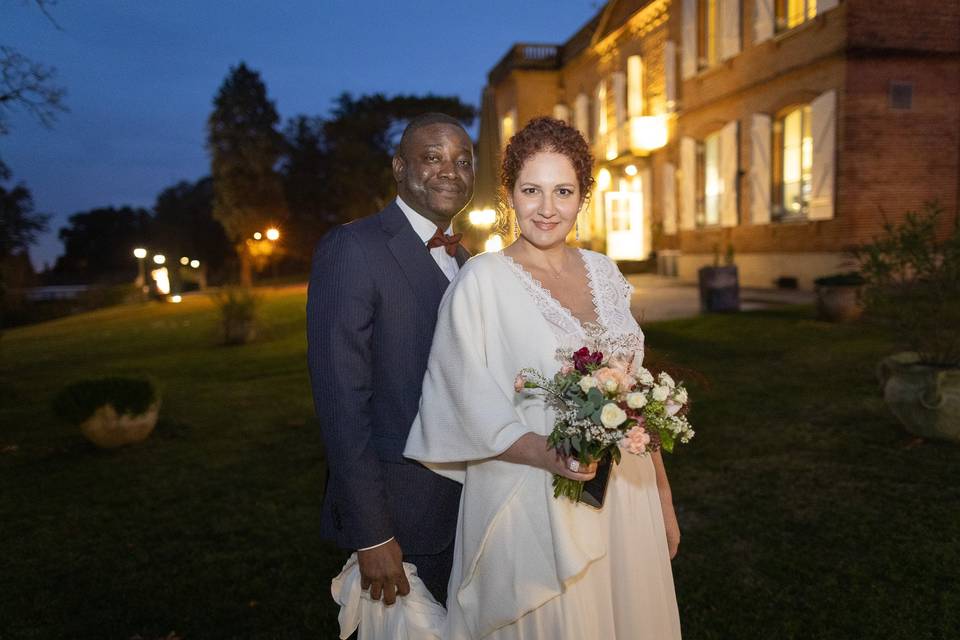 Portrait couple de nuit
