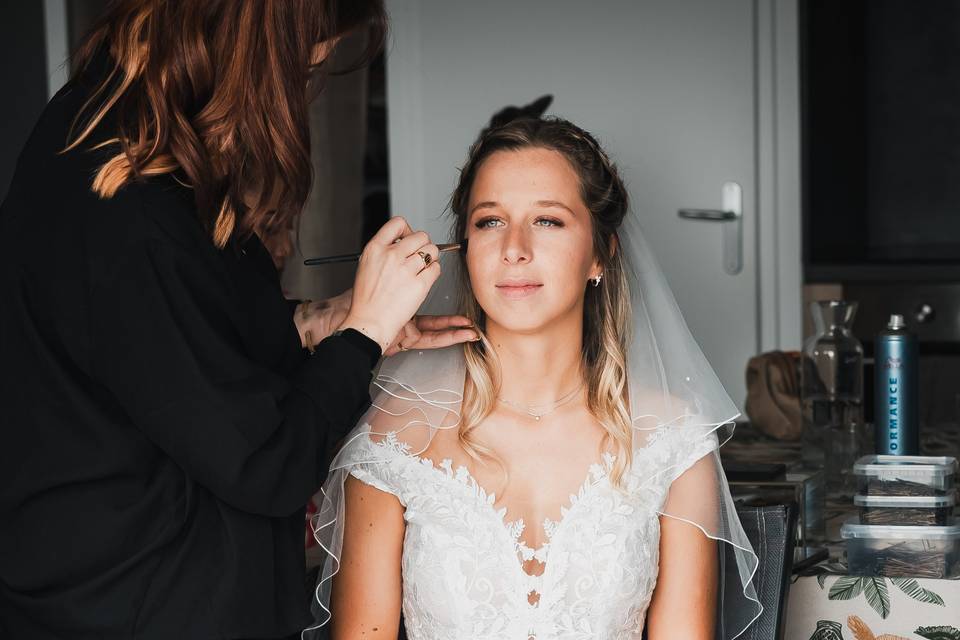 Coiffure + maquillage Mariée