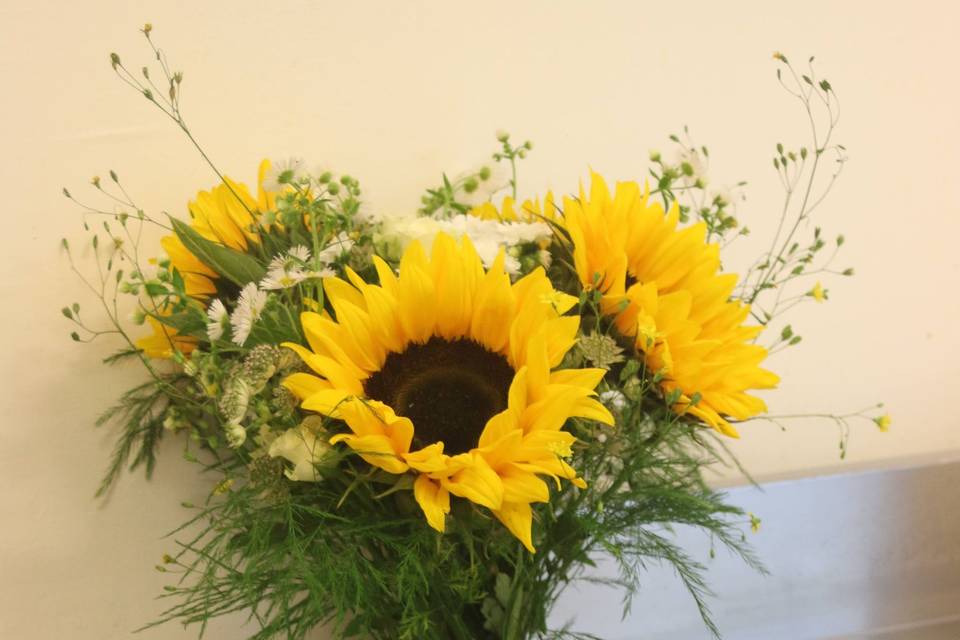 Bouquet tournesol