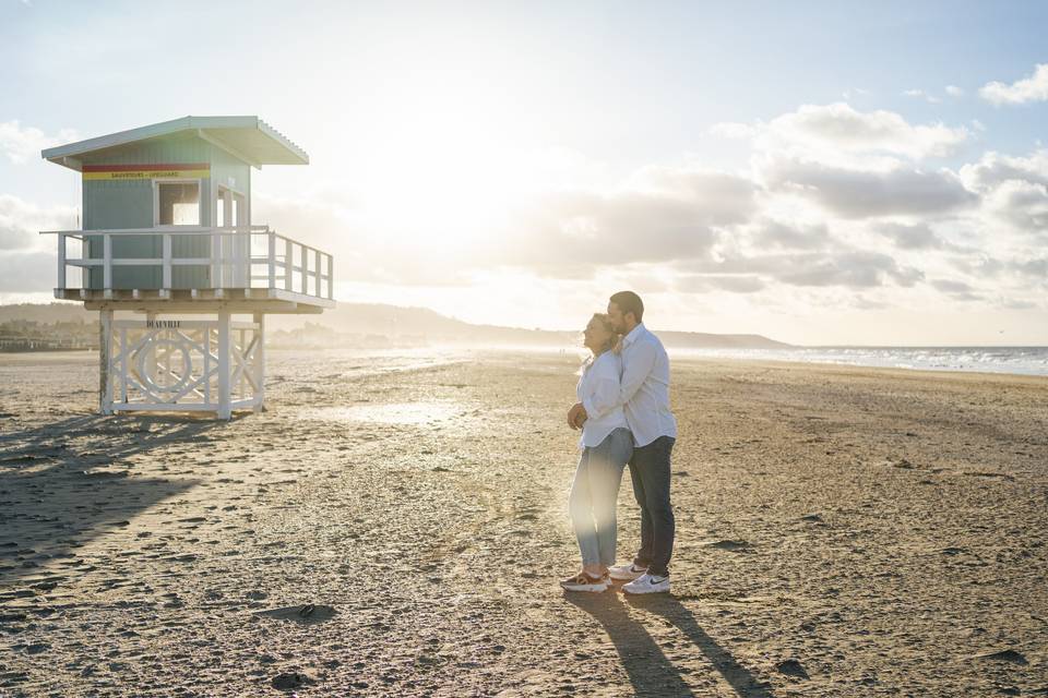 Séance engagement plage