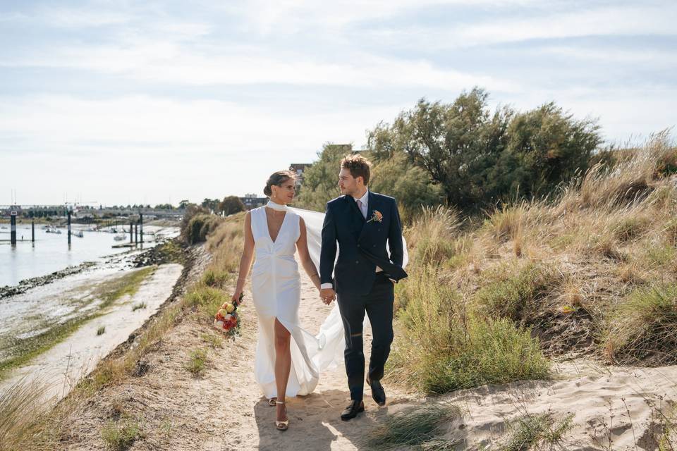 Plage couple