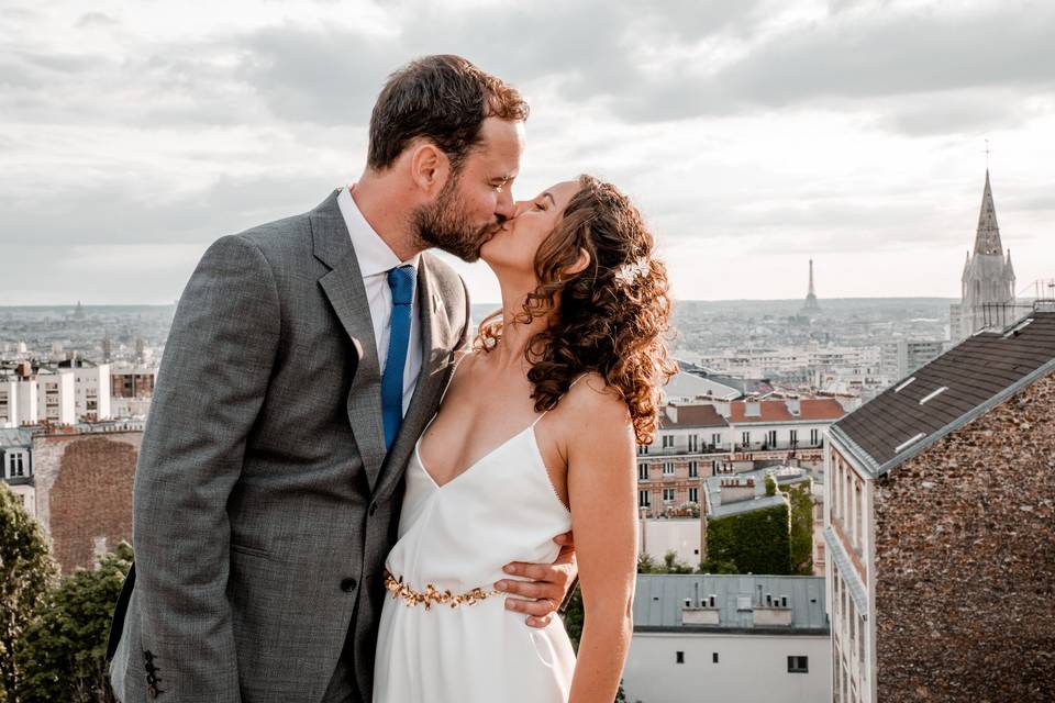 Séance couple sur toit