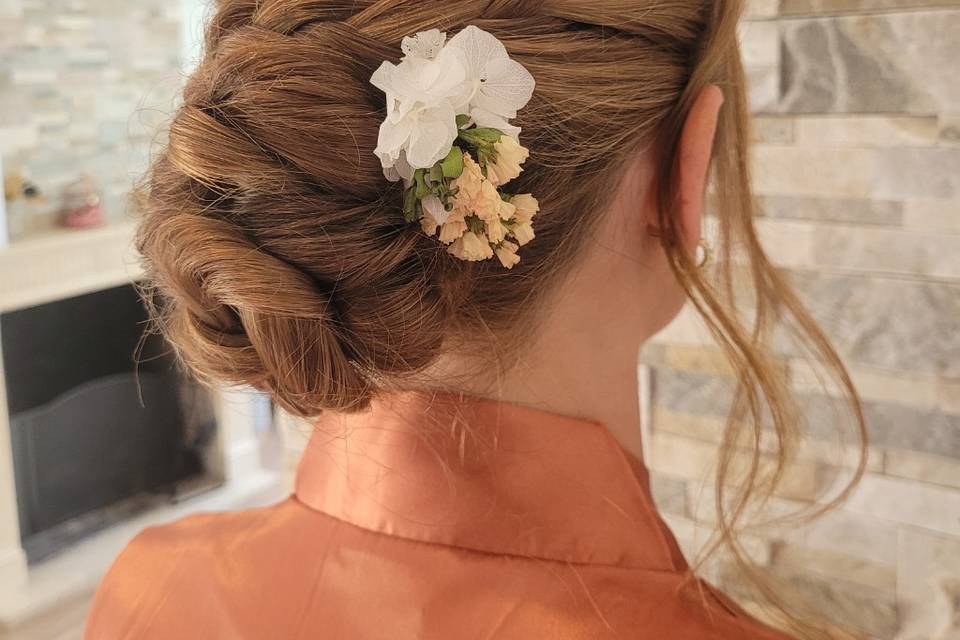 Chignon invitée