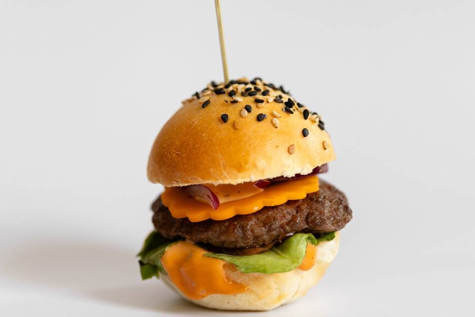 Mini cheese burger