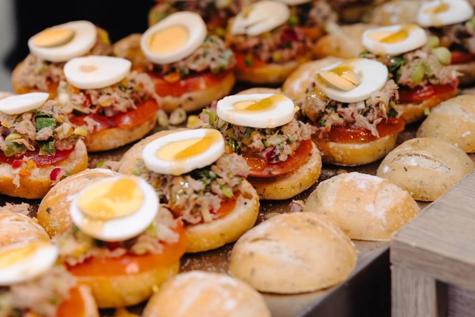 Mini pan bagnat
