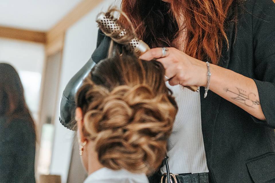 Coiffeuse mariée