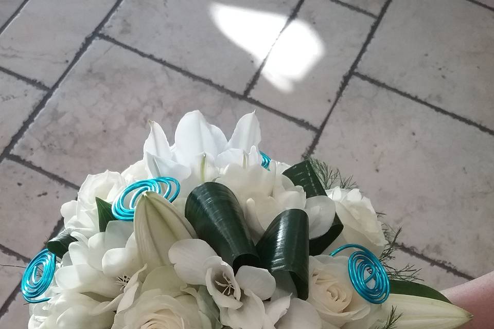 Bouquet mariée rond