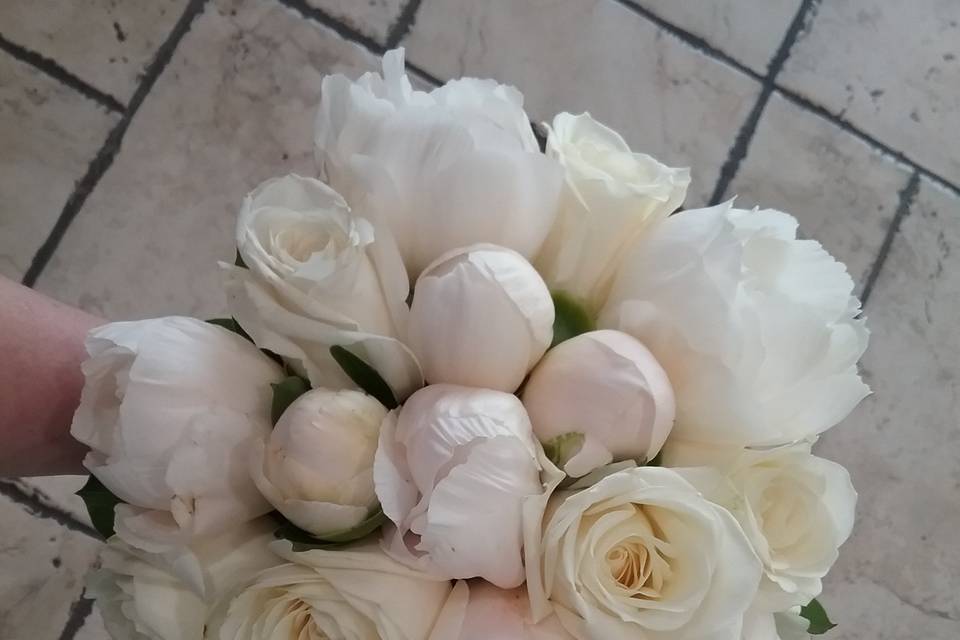 Bouquet mariée rond