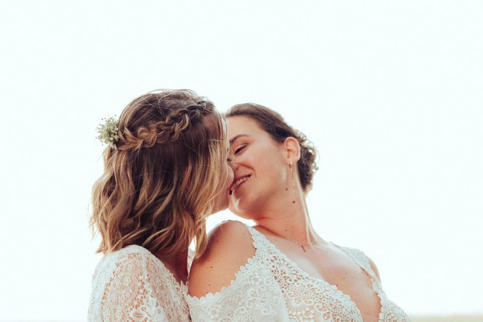 Couple de mariées