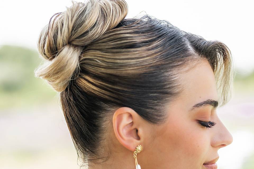 Coiffure mariée élégante