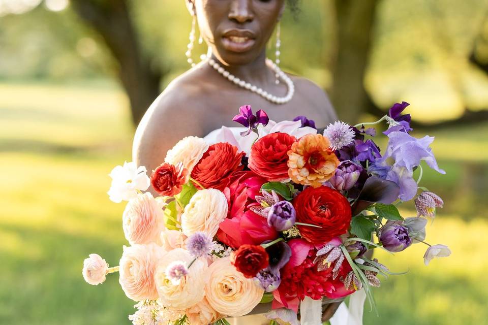Mariée afro
