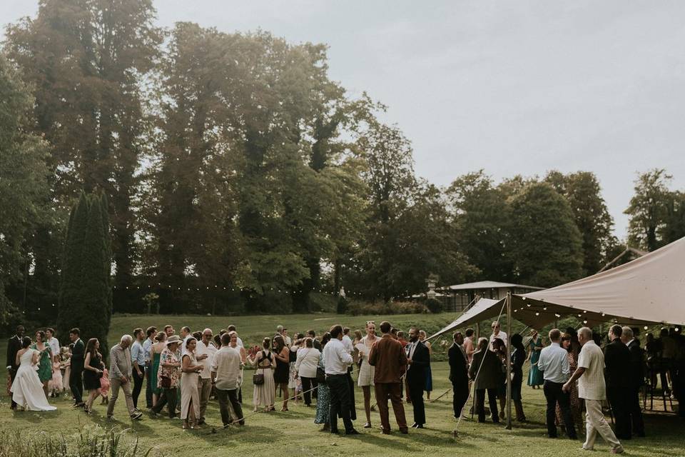 Cocktail dans le parc