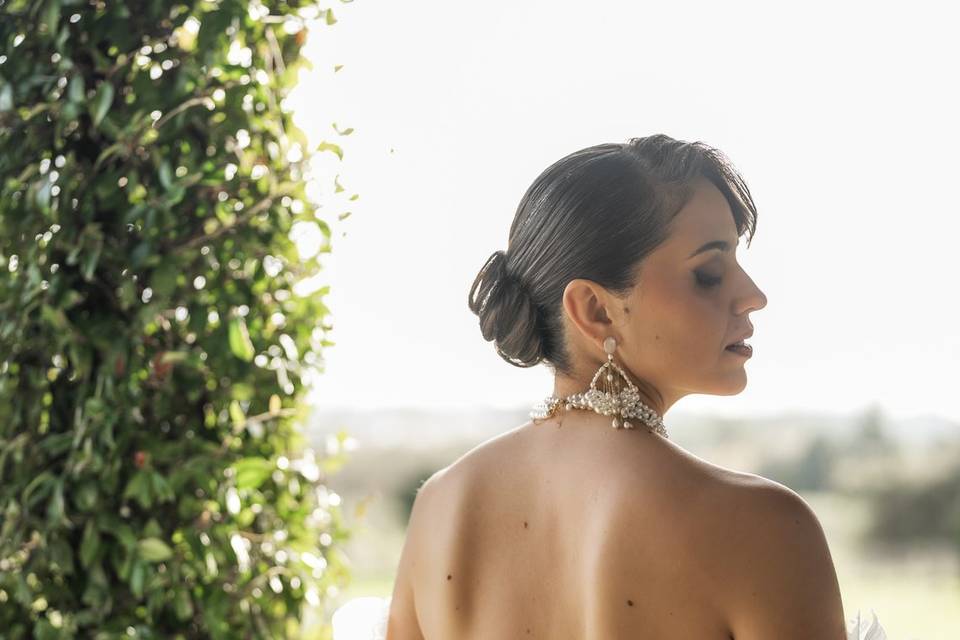 Chignon bas élégant