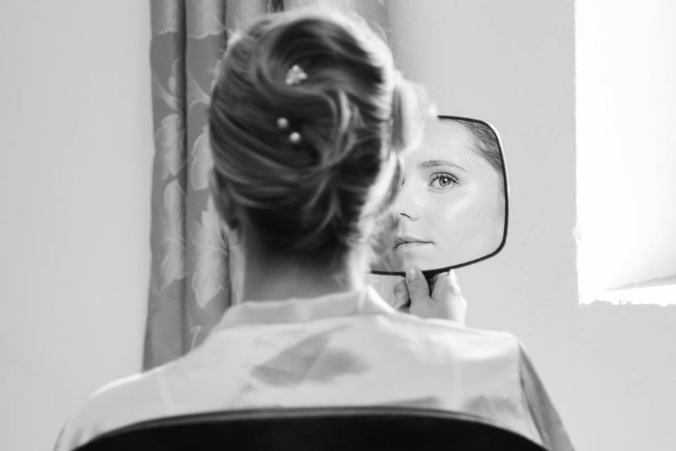 Mariée en préparation