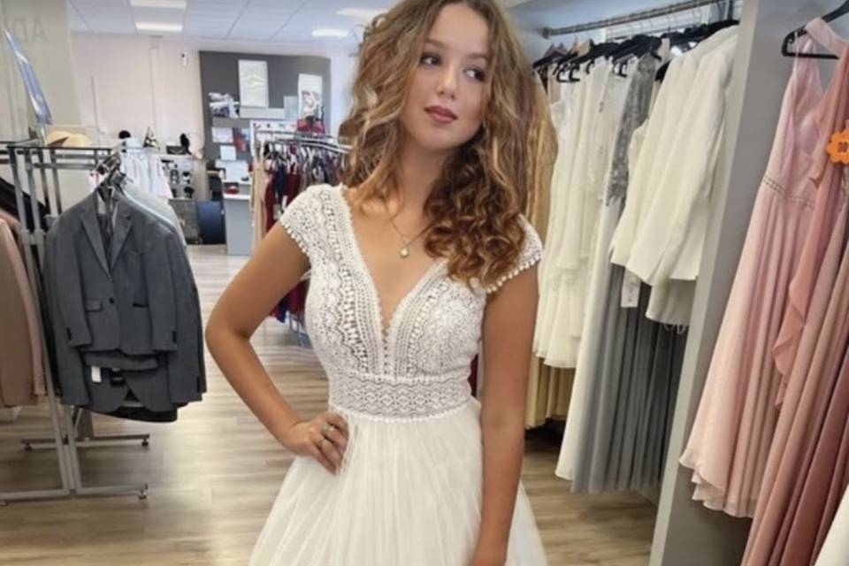 Robe de mariée dentelle