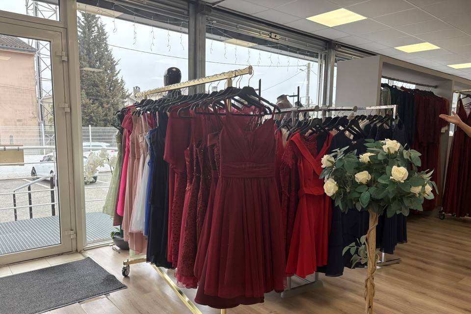 Portant robe gala