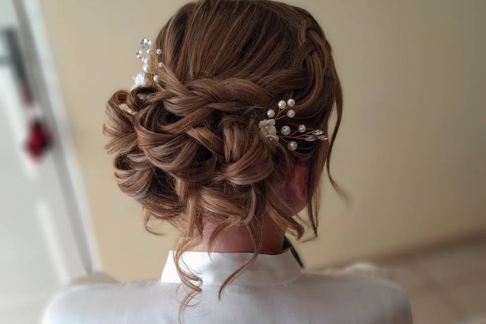 Chignon et tresse