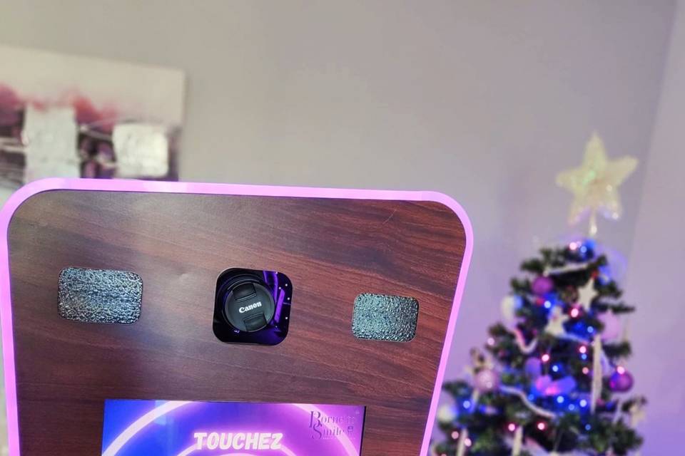 Borne photo pour arbre de noël