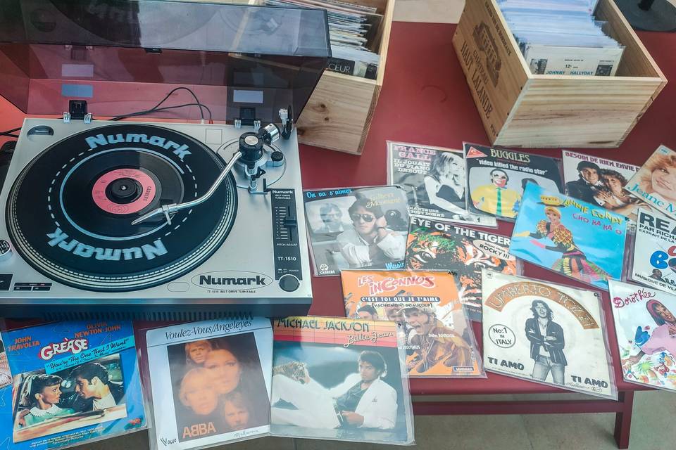 Bar à vinyles
