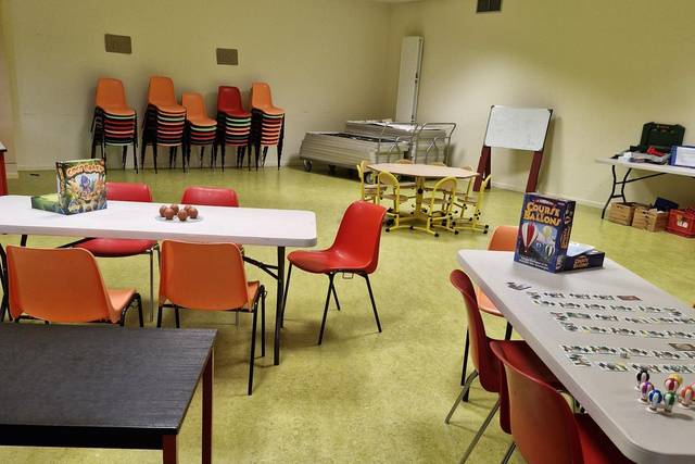 Préparation salle animation