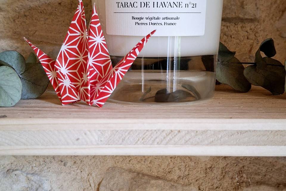 Bougie végétale artisanale