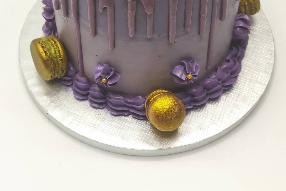 Layer cake Violet/or