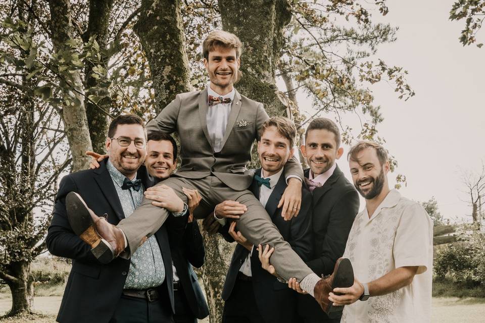 Photos de groupe avec témoins