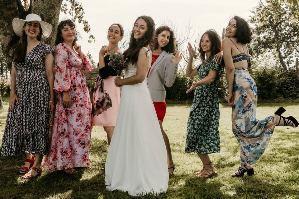 Photos des témoins de mariée