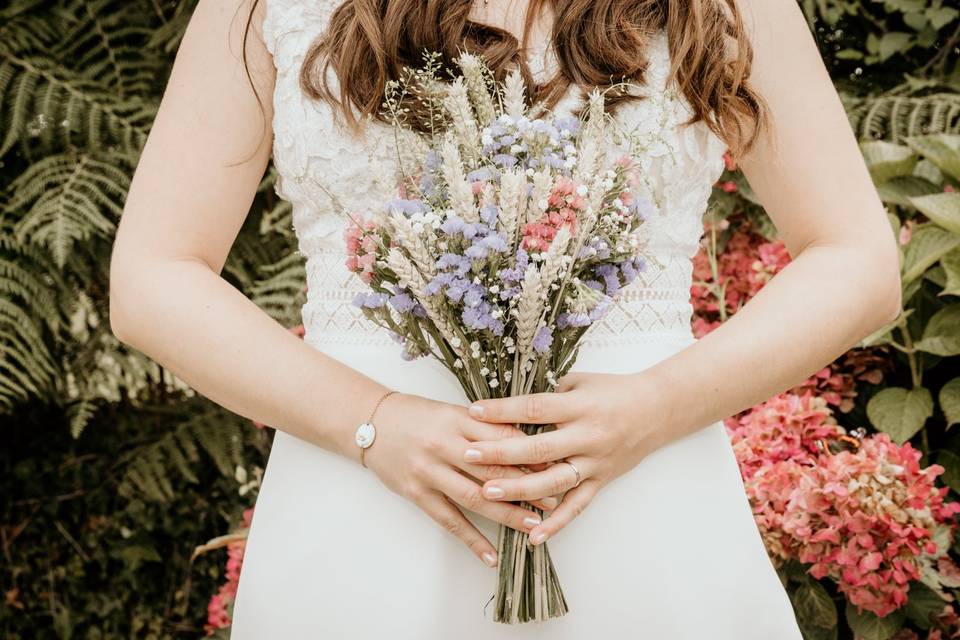 Photo de couple: bouquet