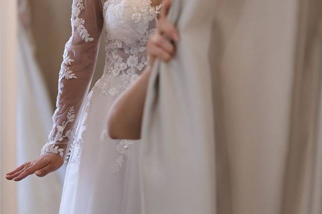 Essayage robe de mariée