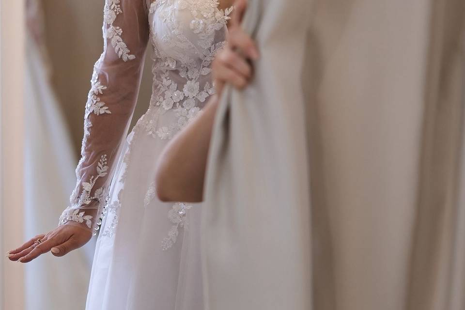 Essayage robe de mariée