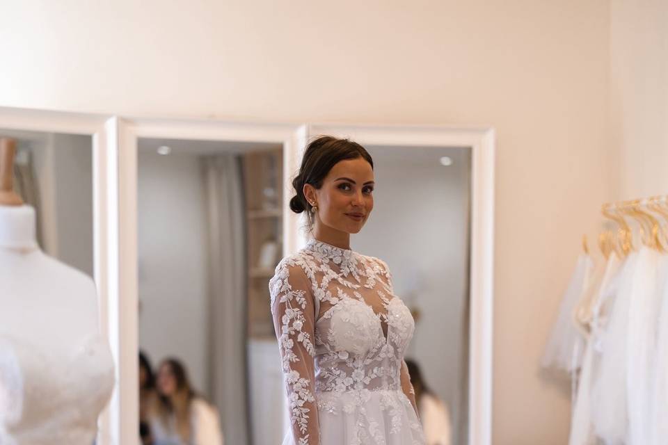 Essayage robe de mariée