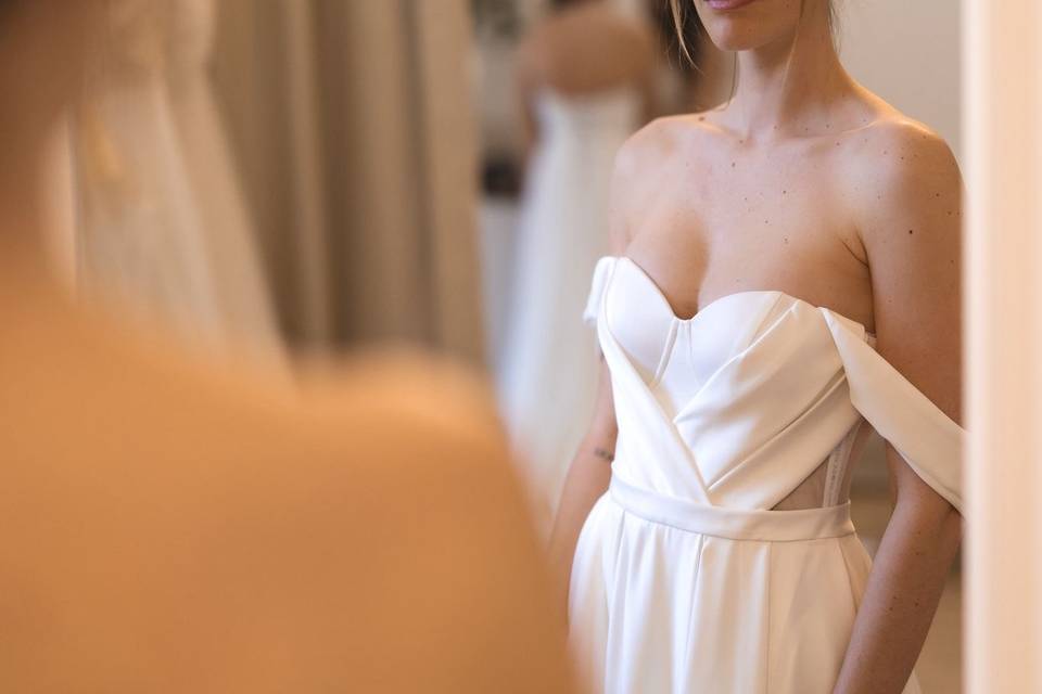 Essayage robe de mariée