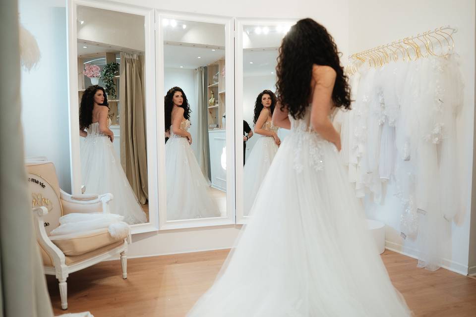Essayage robe de mariée