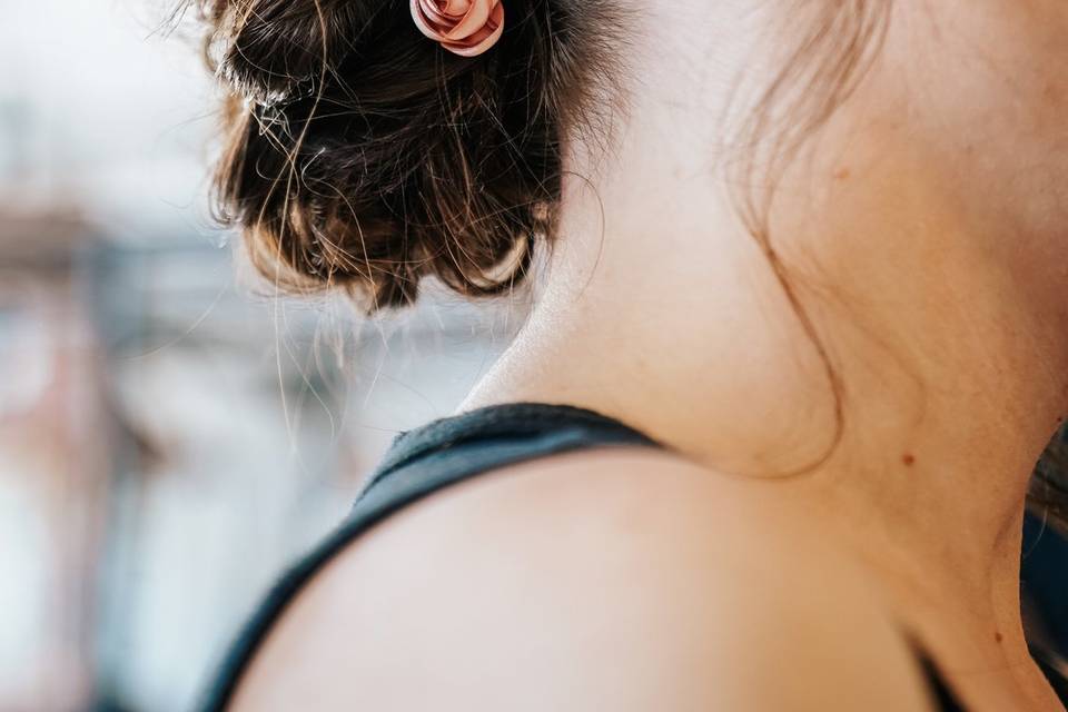 Détail chignon