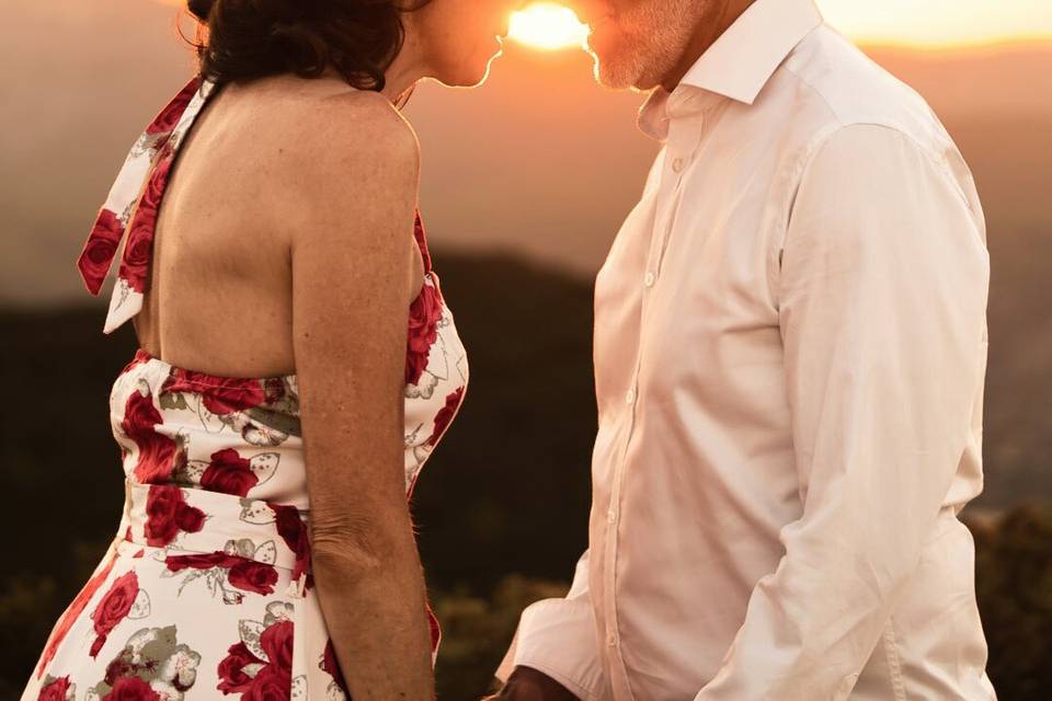 Couple sunset