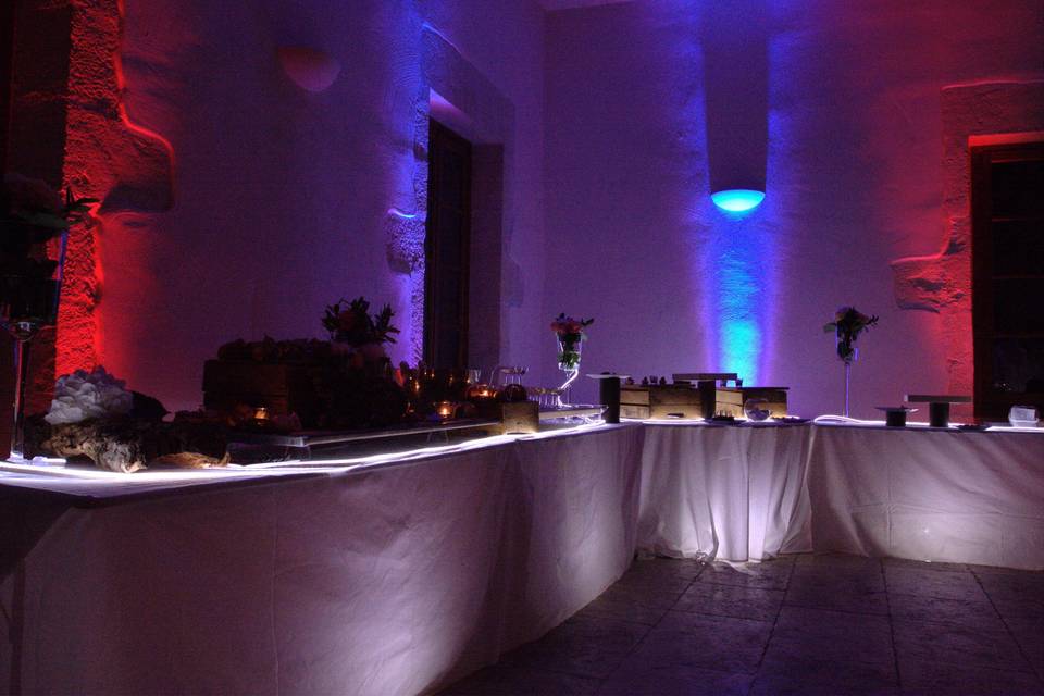 Deco lumineure de buffet