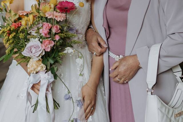 Mariée et sa maman