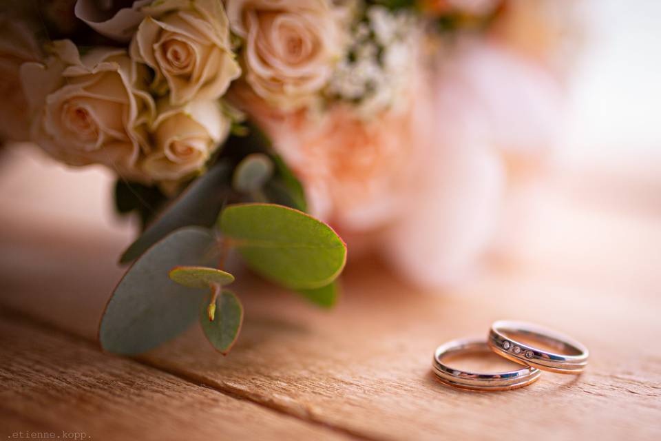 Bouquet Mariée pêche