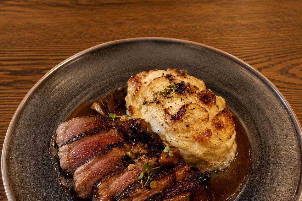 Magret de canard au figues